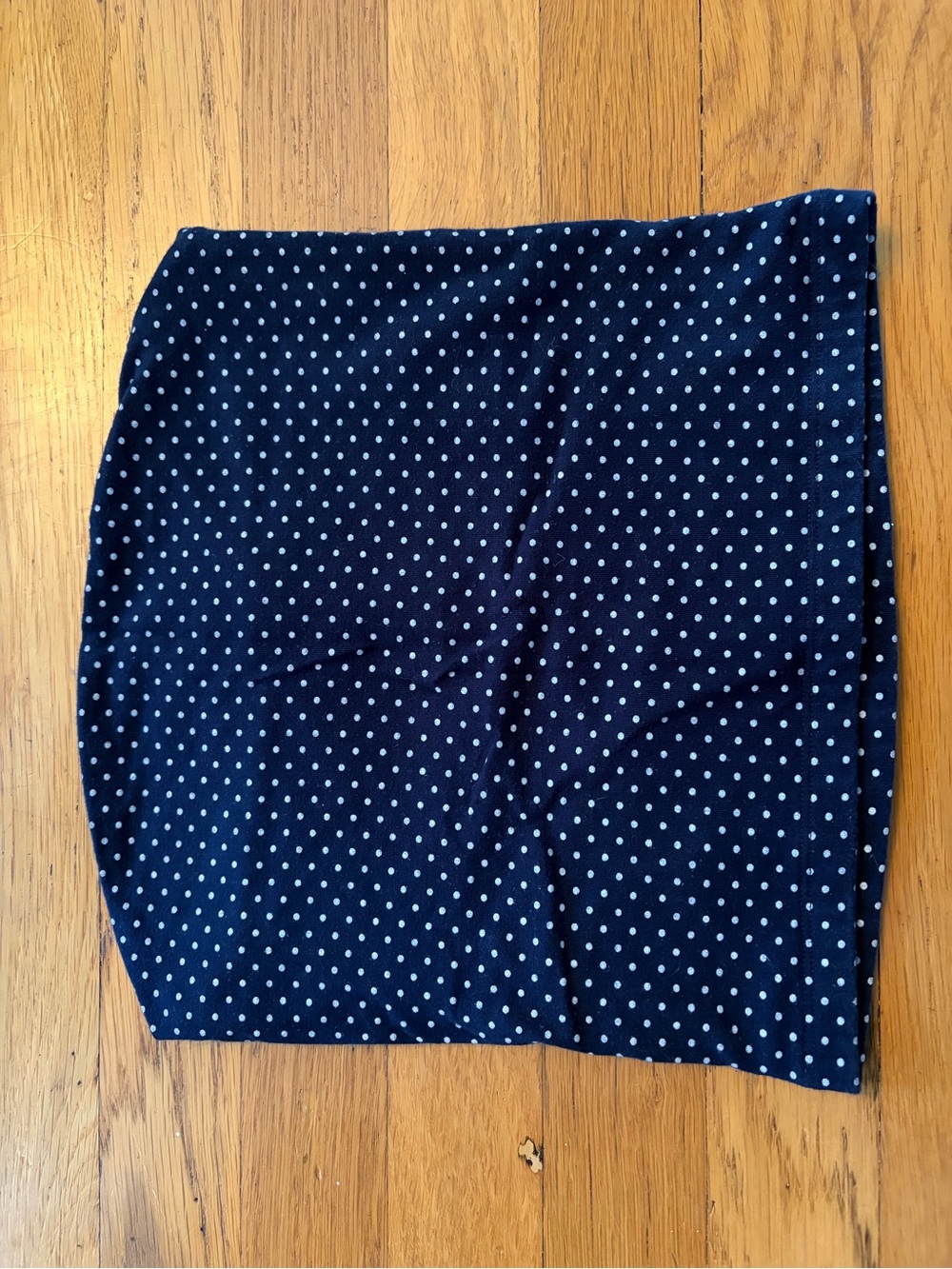 Polka Dot Navy Tube Top